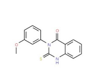 3-(3-Methoxyphenyl)-2-thioxo-2,3-dihydro-4(1H)-quinazolinone - chemical structure image