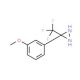 3-(3-Methoxyphenyl)-3-(trifluoromethyl)-diaziridine (CAS 154187-45-8) - chemical structure image