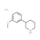 3-(3-Methoxyphenyl)piperidine hydrochloride - chemical structure image