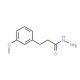 3-(3-Methoxyphenyl)propanohydrazide - chemical structure image