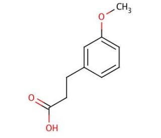 3-(3-Methoxyphenyl)propionic acid (CAS 10516-71-9) - chemical structure image
