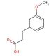 3-(3-Methoxyphenyl)propionic acid (CAS 10516-71-9) - chemical structure image