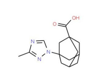 3-(3-Methyl-[1,2,4]triazol-1-yl)-adamantane-1-carboxylic acid - chemical structure image