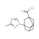 3-(3-Methyl-[1,2,4]triazol-1-yl)-adamantane-1-carboxylic acid - chemical structure image