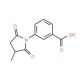 3-(3-Methyl-2,5-dioxo-pyrrolidin-1-yl)-benzoic acid - chemical structure image