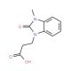 3-(3-Methyl-2-oxo-2,3-dihydro-benzoimidazol-1-yl)-propionic acid - chemical structure image