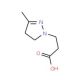 3-(3-Methyl-4,5-dihydro-pyrazol-1-yl)-propionic acid - chemical structure image