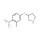 3-(3-Methyl-4-nitrophenoxy)pyrrolidine (CAS 946760-47-0) - chemical structure image