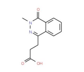 3-(3-Methyl-4-oxo-3,4-dihydro-phthalazin-1-yl)-propionic acid - chemical structure image