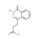 3-(3-Methyl-4-oxo-3,4-dihydro-phthalazin-1-yl)-propionic acid - chemical structure image