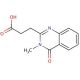 3-(3-methyl-4-oxo-3,4-dihydroquinazolin-2-yl)propanoic acid (CAS 869716-05-2) - chemical structure image