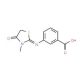 3-(3-Methyl-4-oxo-thiazolidin-2-ylideneamino)-benzoic acid (CAS 436811-29-9) - chemical structure image