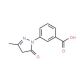 3-(3-Methyl-5-oxo-4,5-dihydro-pyrazol-1-yl)-benzoic acid - chemical structure image