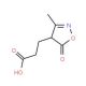 3-(3-methyl-5-oxo-4,5-dihydroisoxazol-4-yl)propanoic acid - chemical structure image