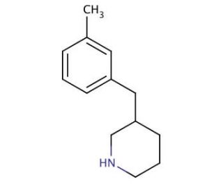 3-(3-Methyl-benzyl)-piperidine (CAS 955287-64-6) - chemical structure image