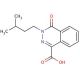 3-(3-Methyl-butyl)-4-oxo-3,4-dihydro-phthalazine-1-carboxylic acid - chemical structure image
