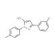 3-(3-methylphenyl)-1-(4-methylphenyl)-1H-pyrazol-5-amine (CAS 618092-88-9) - chemical structure image