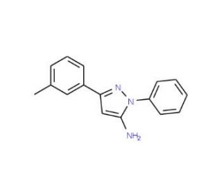 3-(3-methylphenyl)-1-phenyl-1H-pyrazol-5-amine - chemical structure image