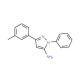 3-(3-methylphenyl)-1-phenyl-1H-pyrazol-5-amine - chemical structure image