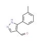 3-(3-Methylphenyl)-1H-pyrazole-4-carbaldehyde - chemical structure image