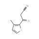 3-(3-methylthiophen-2-yl)-3-oxopropanenitrile - chemical structure image