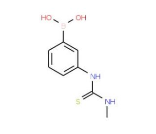 3-(3-Methylthioureido)phenylboronic acid (CAS 1072946-17-8) - chemical structure image