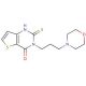 3-[3-(morpholin-4-yl)propyl]-2-sulfanyl-3H,4H-thieno[3,2-d]pyrimidin-4-one - chemical structure image