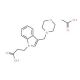 3-(3-Morpholin-4-ylmethyl-indol-1-yl)-propionic acid acetate - chemical structure image