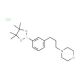 3-(3-morpholinopropyl)phenylboronic acid, pinacol ester, HCl (CAS 1150271-72-9) - chemical structure image