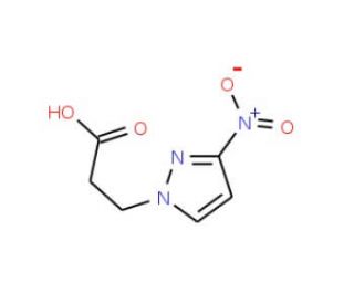 3-(3-Nitro-1H-pyrazol-1-yl)propanoic acid - chemical structure image