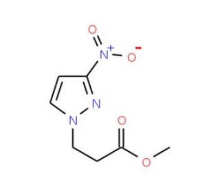 3-(3-Nitro-pyrazol-1-yl)-propionic acid methyl ester - chemical structure image