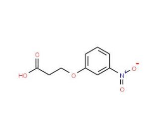 3-(3-nitrophenoxy)propanoic acid (CAS 91004-46-5) - chemical structure image