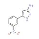 3-(3-nitrophenyl)-1H-pyrazol-5-amine (CAS 142338-69-0) - chemical structure image