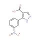3-(3-Nitrophenyl)-1H-pyrazole-4-carboxylic acid - chemical structure image