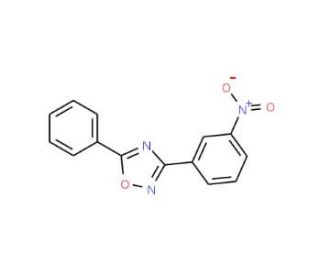 3-(3-Nitrophenyl)-5-phenyl-1,2,4-oxadiazole (CAS 20844-48-8) - chemical structure image