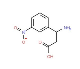 3-(3-nitrophenyl)-DL-beta-alanine (CAS 5678-47-7) - chemical structure image