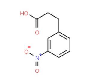 3-(3-Nitrophenyl)propionic acid (CAS 1664-57-9) - chemical structure image