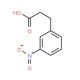 3-(3-Nitrophenyl)propionic acid (CAS 1664-57-9) - chemical structure image