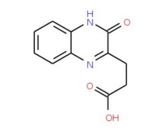 3-(3-Oxo-3,4-dihydro-quinoxalin-2-yl)-propionic acid (CAS 7712-28-9) - chemical structure image