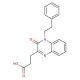 3-(3-Oxo-4-phenethyl-3,4-dihydro-quinoxalin-2-yl)-propionic acid - chemical structure image