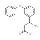 3-(3-phenoxyphenyl)-DL-beta-alanine (CAS 202131-32-6) - chemical structure image