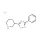 3-(3-Phenyl-1,2,4-oxadiazol-5-yl)piperidinehydrochloride - chemical structure image