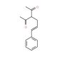 3-(3-Phenyl-2-propenyl)-2,4-pentanedione (CAS 29638-71-9) - chemical structure image
