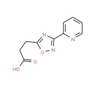 3-(3-pyridin-2-yl-1,2,4-oxadiazol-5-yl)propanoic acid - chemical structure image