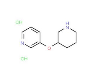 3-(3-Pyridinyloxy)piperidine dihydrochloride - chemical structure image
