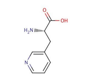 3-(3-Pyridyl)-L-alanine (CAS 64090-98-8) - chemical structure image