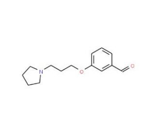 3-(3-Pyrrolidin-1-yl-propoxy)-benzaldehyde - chemical structure image