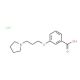 3-(3-Pyrrolidin-1-yl-propoxy)-benzoic acid hydrochloride - chemical structure image