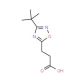 3-(3-tert-butyl-1,2,4-oxadiazol-5-yl)propanoic acid - chemical structure image