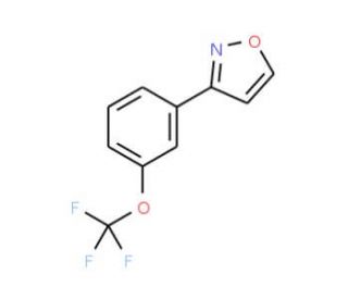 3-[3-(Trifluoromethoxy)phenyl]isoxazole - chemical structure image